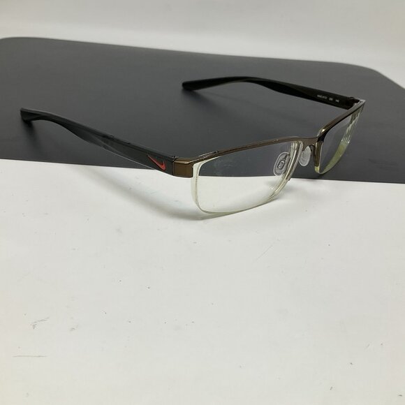 Nike Eyeglasses 8172 200 Walnut Half Rim Frame 56[]16 140